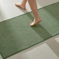 thumbnail image 1 of Bathroom Runner Rug, Long Bath Mat Washable Thin Quick Dry Low Pile Bathroom Runner Rugs 24 x 60 Non Slip, Sage Green 24"x60", 1 of 18