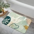 thumbnail image 1 of Bathroom Runner Rug Modern Abstract Long Bath Mat Non-Slip Cute Green Plant Bath Rug Soft Velvet Machine Washable Floor Mats for Bathroom Tub Shower, 1 of 4