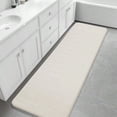 thumbnail image 1 of Bathroom Runner Rugs 72x24 Non Slip Washable Memory Foam Bath Mat er Soft Water Absorbent Hallway Carpet for Vanity Tub Shower Cream, 1 of 4
