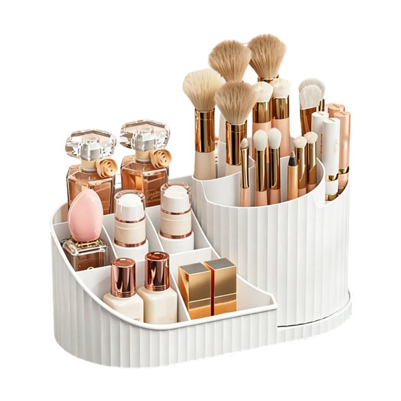 Bathroom Safe Cosmetic Stand No Assembly Needed Strong And Durable Plastic Build