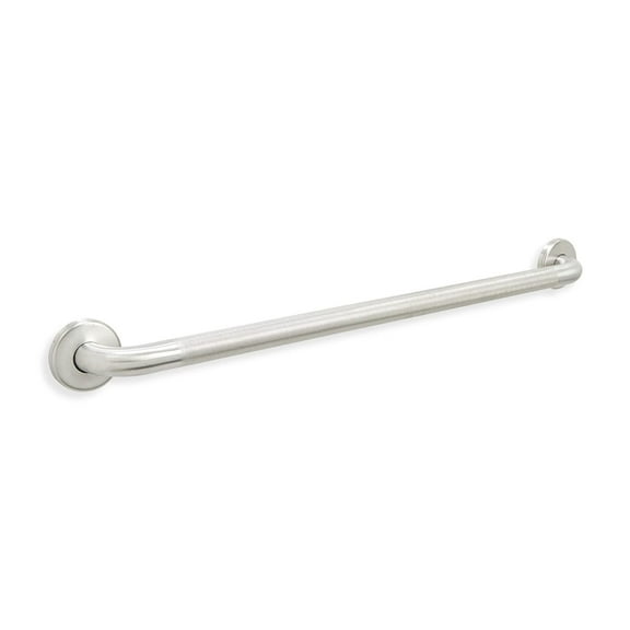 Bathroom Safety Grab Bar - Brushed Nickel/ADA Shower Toilet Steps/304 Stainless Steel/Knurled/ 12"