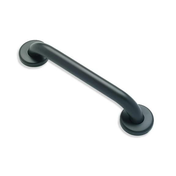Bathroom Safety Grab Bar - Matte Black/Shower Tub Toilet Steps ADA/304 Stainless Steel/Smooth/ 9"