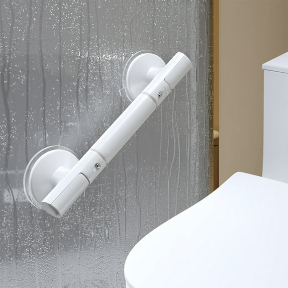 Bathroom Safety Handrail, Non Slip Suction Cup Handle, Multifunctional Grab Bar, for Elderly Assistance and Shower Security