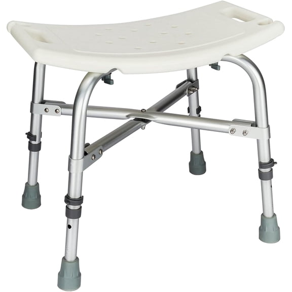 Bathroom Safety Shower Tub Heavy Duty Aluminium Alloy Bath Chair Bench White