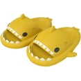 thumbnail image 1 of Bathroom Sandals Cute Shark Slippers for Women Men, Shower Slides Casual Beach Shoes Anti-Slip Novelty Open Toe Lightweight Sole Sandals, 1 of 4