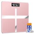 thumbnail image 1 of Bathroom Scale, Highly Accurate Digital Bathroom Body Scale, Precisely Measures Weight up to 400 lbs,Rose, 1 of 9
