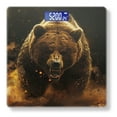 thumbnail image 1 of Bathroom Scale, Highly Accurate Digital Body Scale,Precisely Measures Weight up to 400 lbs-Grizzly Bear Charging At The Camera With Aggressive Expression, 1 of 4