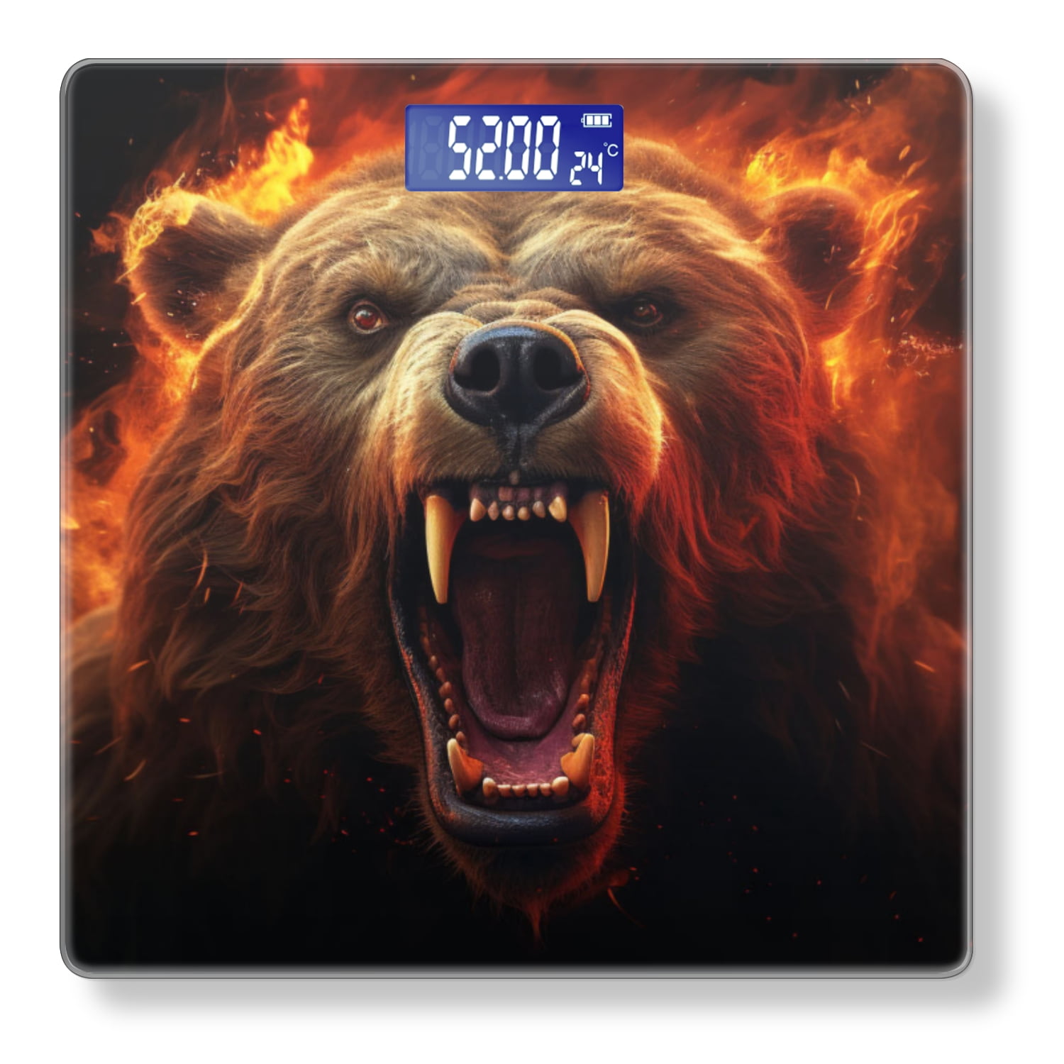 Bathroom Scale, Highly Accurate Digital Body Scale,Precisely Measures ...