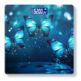 thumbnail image 1 of Bathroom Scale, Highly Accurate Digital Body Scale,Precisely Measures Weight up to 400 lbs-Beautiful Blue Butterflies Flying In The Night Sky, 1 of 4