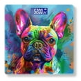 thumbnail image 1 of Bathroom Scale, Highly Accurate Digital Body Scale,Precisely Measures Weight up to 400 lbs-Colorful Bulldog In The Style Of Digital Art, 1 of 4