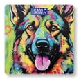 thumbnail image 1 of Bathroom Scale, Highly Accurate Digital Body Scale,Precisely Measures Weight up to 400 lbs-Colorful Graffiti-Style Painting Of German Shepherd, 1 of 4
