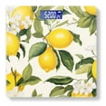 thumbnail image 1 of Bathroom Scale, Highly Accurate Digital Body Scale,Precisely Measures Weight up to 400 lbs-Lemon And Lemon Tree Leaves Pattern On White Background, 1 of 4