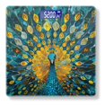 thumbnail image 1 of Bathroom Scale, Highly Accurate Digital Body Scale,Precisely Measures Weight up to 400 lbs-Peacock In The Style Of Stained Glass, 1 of 4