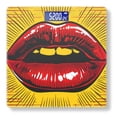 thumbnail image 1 of Bathroom Scale, Highly Accurate Digital Body Scale,Precisely Measures Weight up to 400 lbs-Red Lips In Retro Comic Book Style With Halftone Dots, 1 of 4