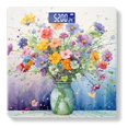 thumbnail image 1 of Bathroom Scale, Highly Accurate Digital Body Scale,Precisely Measures Weight up to 400 lbs-Watercolor Painting Of Colorful Wildflowers In Vase, 1 of 4