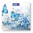 thumbnail image 1 of High Precision Body Weight Scale Smart Bathroom Scales with Large LCD Display(400lbs),Decorative for Bedroom-White Flowers And Blue Butterflies, 1 of 4