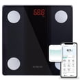 thumbnail image 1 of Bathroom Scale Smart Digital Bluetooth Scales for Body Weight, Body Fat, BMI Body Composition Analyzer Weighing Scale with High Precision Measurements Sync APP Heavy Duty 330lbs, 1 of 5