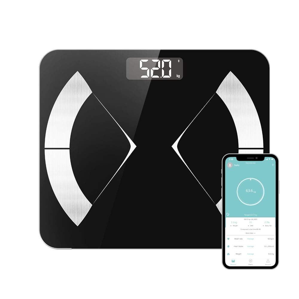 Bathroom Scale for Body Weight Digital Scale BMI Highly Accurate with ...