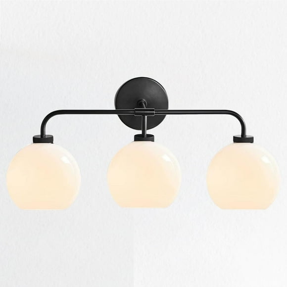 Bathroom Sconce, Triple Mouth-blown Glass Globe Sconce, Vanity Mirror Lamp , Bath Lighting Fixtures