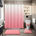 thumbnail image 1 of Bathroom Sets with Shower Curtain and Rugs （Waterproof Shower Curtains Bathroom Rugs Toilet Rug Toilet Lid Cover） Shower Curtain Set for Luxury Bathroom Decor, 1 of 7