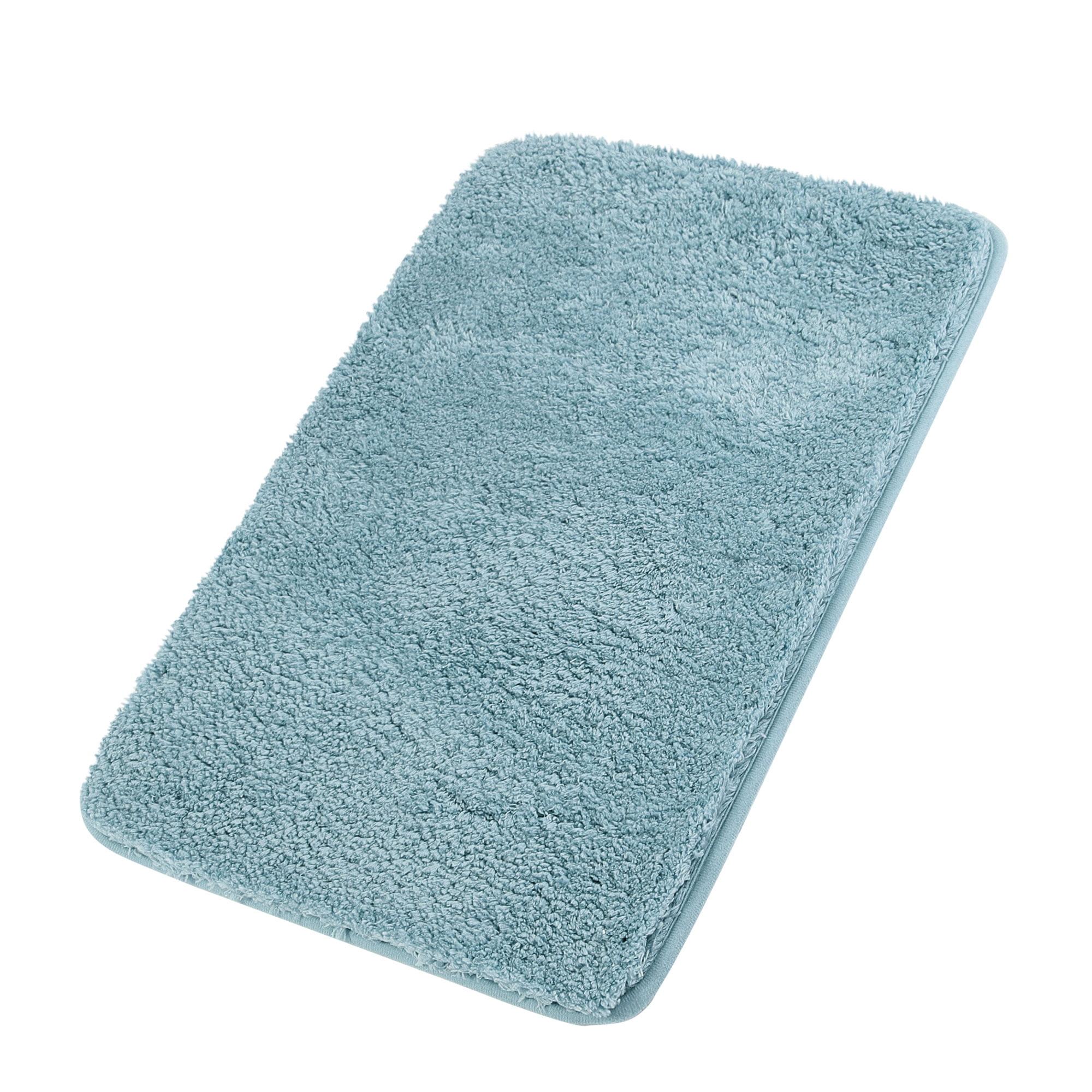 Bathroom Shaggy Bath Mat Fluffy NonSlip Door Floor Rug Blue 20" x 31"