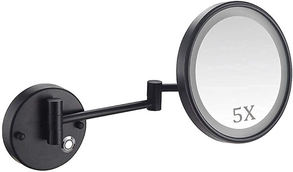 Bathroom Shaving Mirror Wall Mounted, Led Illuminated Makeup Mirror