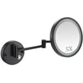 Bathroom Shaving Mirror Wall Mounted, Led Illuminated Makeup Mirror