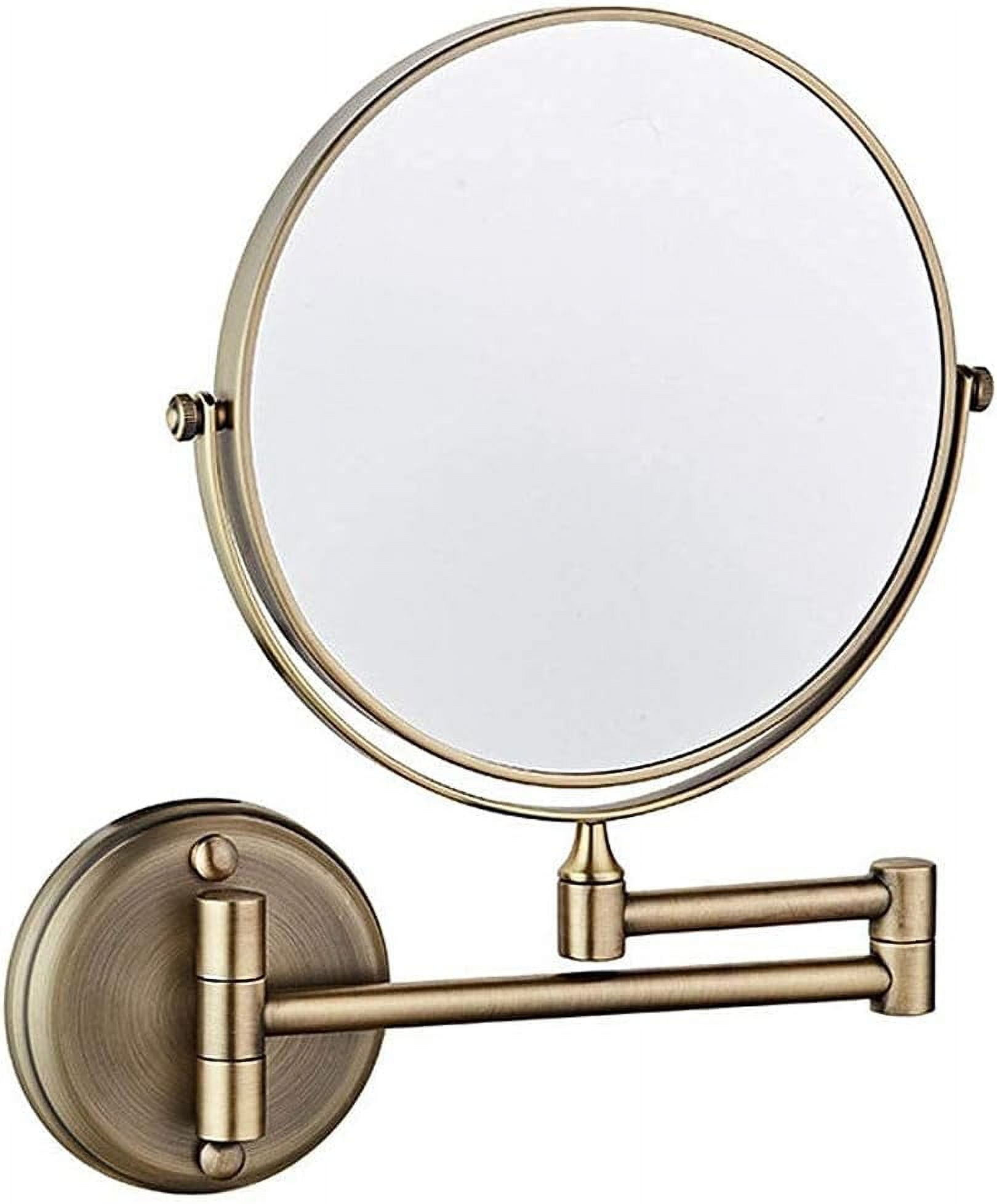 Bathroom Shaving Mirror Wall Mounted Makeup Mirror 6-Inch Two-Sided ...