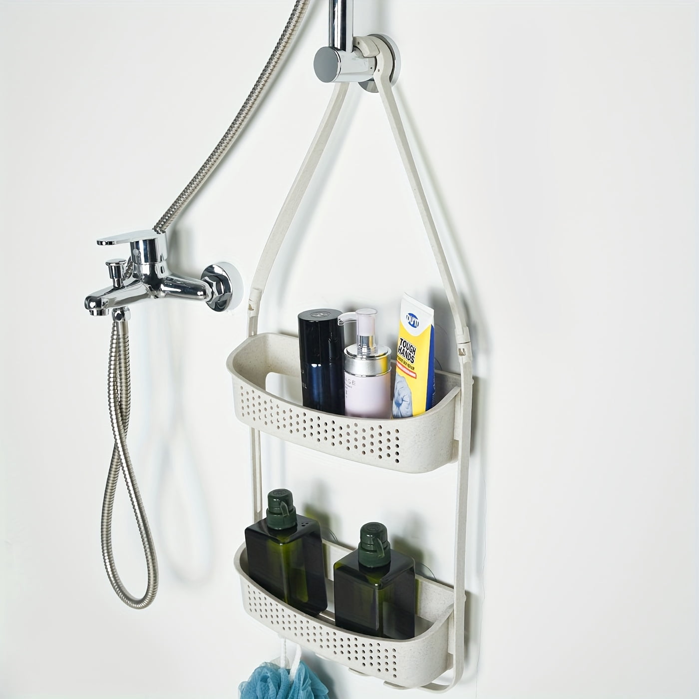 [Bathroom Shelf] 2-Tier Multifunctional Bathroom Shelf - Shower Caddy ...
