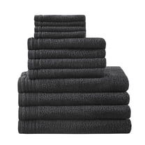 Bathroom Shelf Cotton Quick Dry 12 Piece Bath Towel Set 12-Piece,Towel Bar