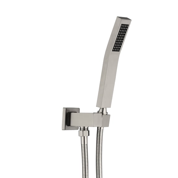 Bathroom Shelf Handheld Shower Head with 59-inch Shower Hose and Adjustable Shower Bracket,Towel Bar