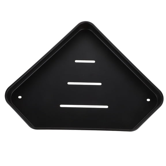 Bathroom Shelf Shower Rack Towel Shelving Unit Storage Decor Black