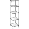 thumbnail image 1 of Bathroom Shelf, Storage Rack for Small Space, Black ULGR23BK, 1 of 7