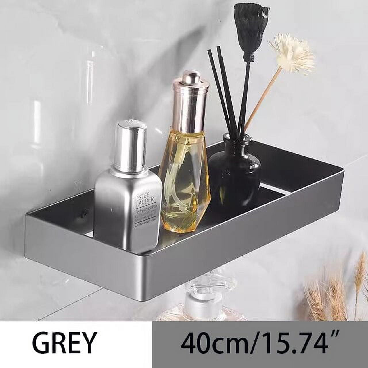 Bathroom Shelf Storage Support Seasoning Rack Kitchen Shelves Wall Spice Holder Shelf Organizer ...