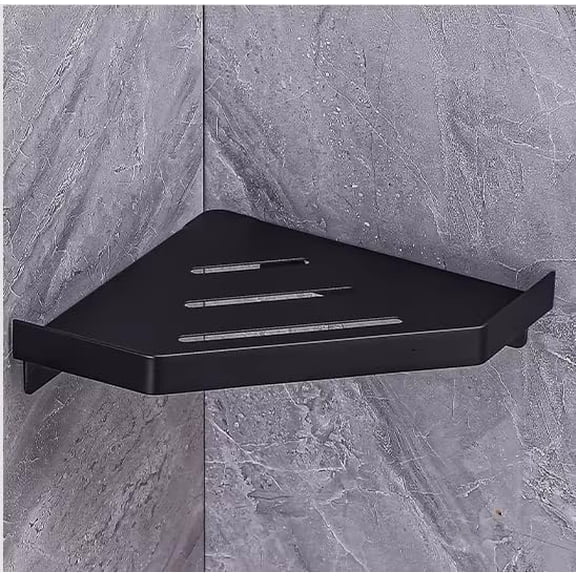 Bathroom Shelf Wall Mount Stainless Steel Corner Shower Caddy,Shower Tripod,Drill-Free Bracket