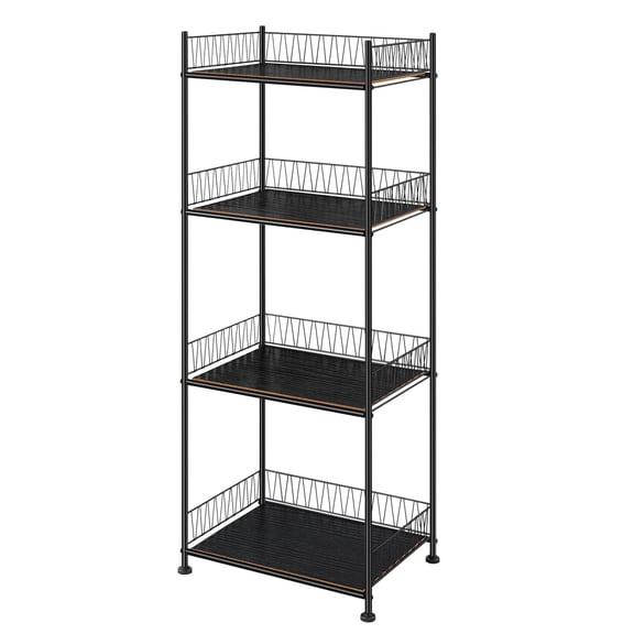 Bathroom Shelves Freestanding Bathroom Towel Storage 4 Tier Wire Shelves Bathroom Standing Rack Floor Storage Rack