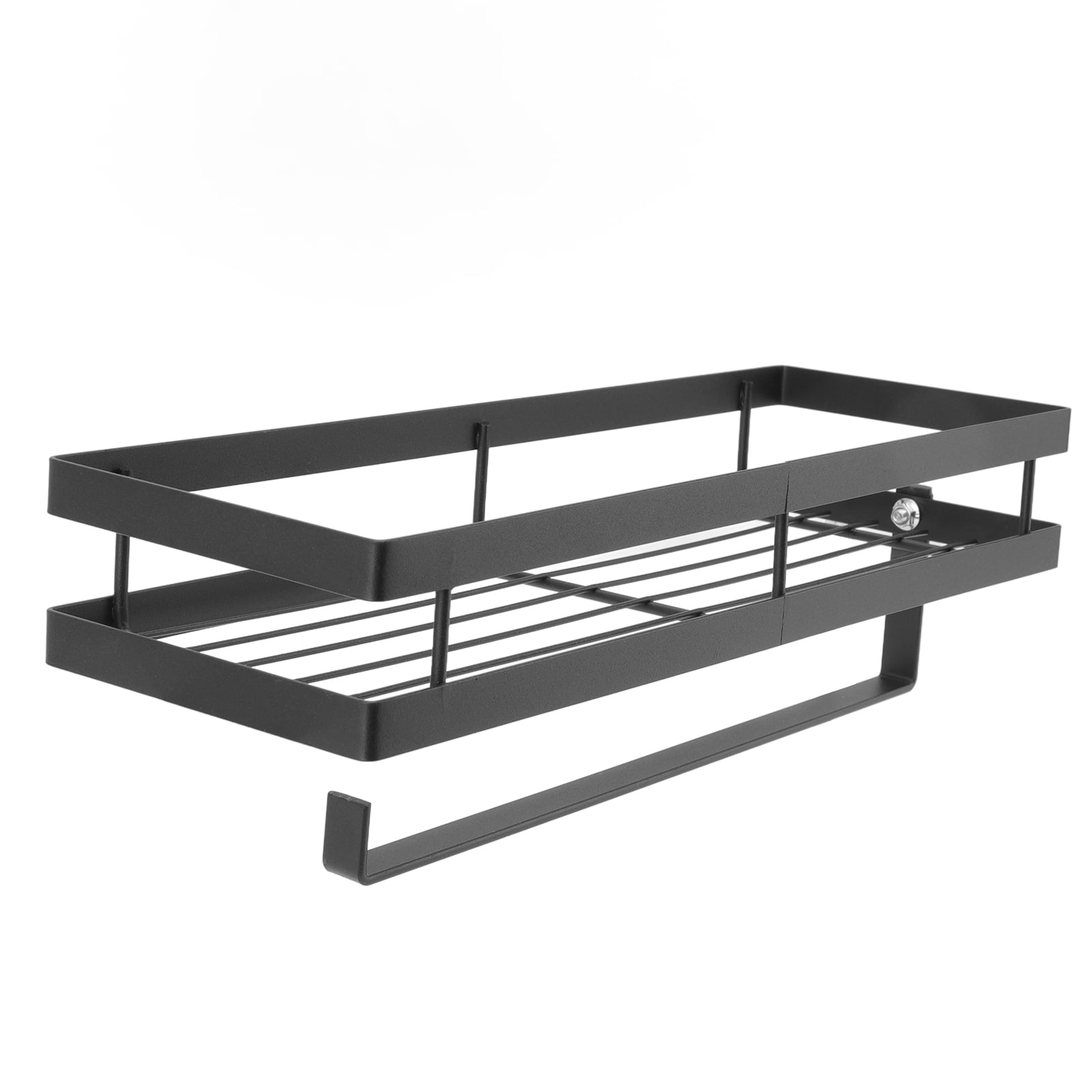 Bathroom Shelves Wall Mounted, Bathroom Shelf with Towel Bar,Wall Shelf Towel Rack Over Toilet ...