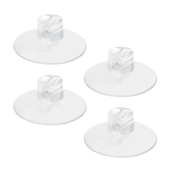 Bathroom Shower Caddy Connectors Suction Cups, Heavy Strength Clear Suction Cups Compatible with Zenna Home, Simple Houseware, GeekDigg, Plumboss, Splash Home (4 Pack )