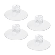 Bathroom Shower Caddy Connectors Suction Cups, Heavy Strength Clear Suction Cups Compatible with Zenna Home, Simple Houseware, GeekDigg, Plumboss, Splash Home 4 Pack
