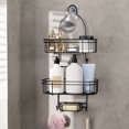 thumbnail image 1 of Bathroom Shower Caddy Hanging,Shower Organizer Hanging 3-Tier with Soap Holder, Shower Caddy over Shower Head Fits Shower Head Arm, 1 of 6
