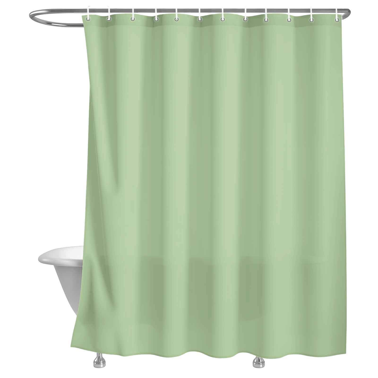 Light Green Shower Curtain