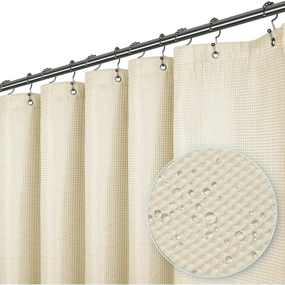 Bathroom Shower Curtain Liner - Waterproof Plastic Curtain...