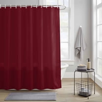 Bathroom Shower Curtain Wine Red Dark Maroon Waterproof Shower Curtains with Hooks, Burgundy Red Bath Curtains Bathtub Curtain Home Decor 36x72in