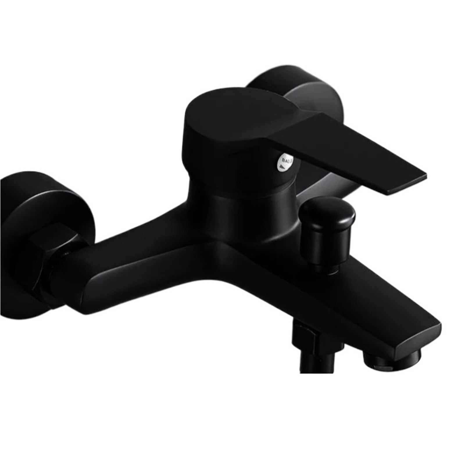Bathroom Shower Faucet Bathtub Faucet ABS Plastics Handle Wall Mounted Dual Spout Hot Cold  Mixer Valve Nozzle Tap For Bathroom -Modern  Design