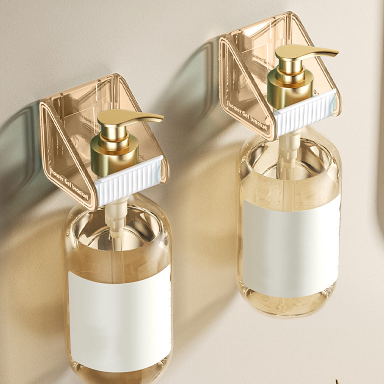 Bathroom Shower Gel Shelf No-Punch Detergent Hanging Rack Wall Bracket ...