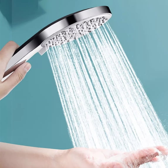 Bathroom Shower Head Replacement Set with Handheld High Pressure Spray,Adjustable Showerhead for Household Bath with 5 Spray Modes