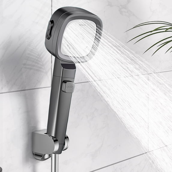 Bathroom Shower Head Replacement with Power Booster Spray,Universal Bath Shower Head with Filter for Daily Home Use