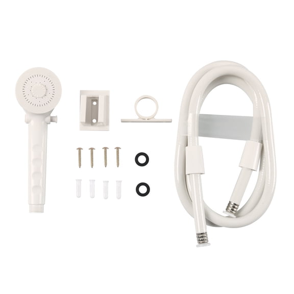 Bathroom Shower Hose 1.5M Lightweight Adjustable Sprayed Head Secure for Travel Trailers Campers Water Efficient Design