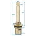 Bathroom Shower Long Handle Brass Tap Valve Core Top Replacement Valves