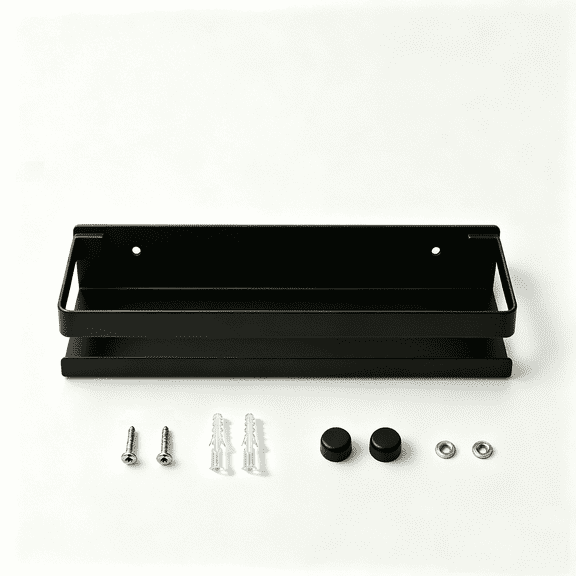 12 Inch Stainless Steel Shower Caddy, Rustproof Wall Mounted Rack